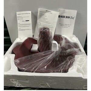 BLUE JEAN CHEF 12" Flameproof 4 Qt. Multi-Roaster w/Removable Cone Black